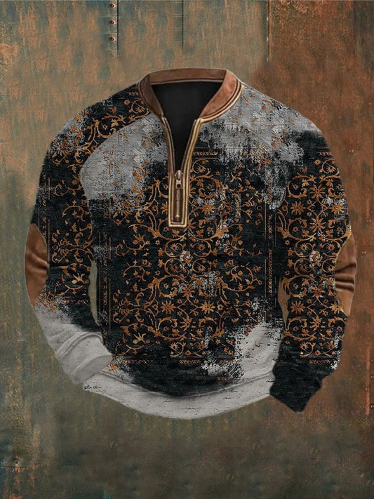 Sweatshirt mit Western-Print für Herren