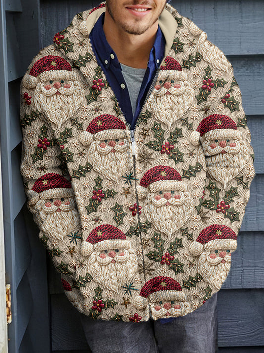 Men's Funny Christmas Santa Cozy Sweater